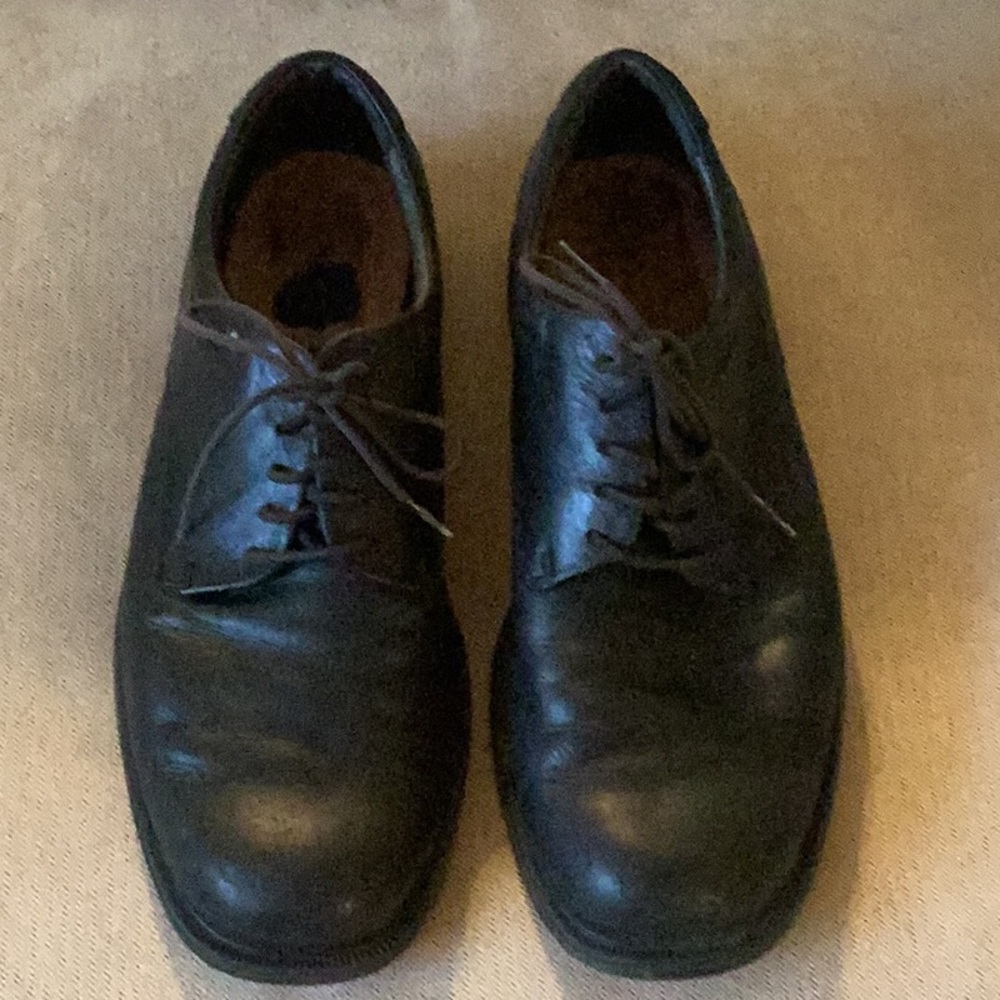Rockport Classic Black Leather Men's 10 Shoes Oxford
